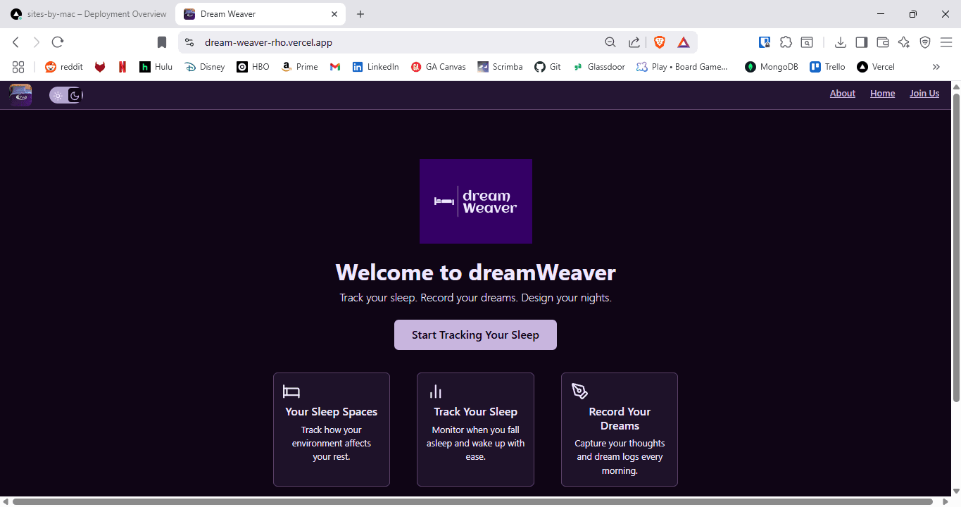 Dream Weaver screenshot